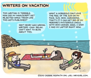 Writers on Vacation by Debbie Ohi